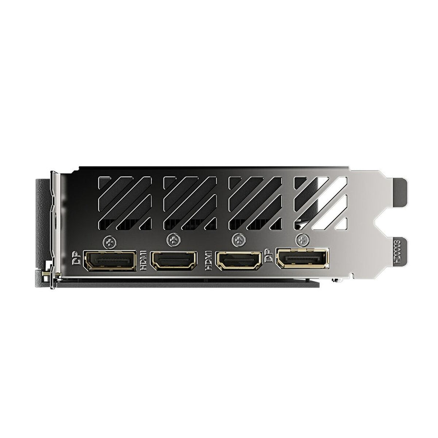 HDMI and DisplayPort connections on Gigabyte GV-N4060EAGLE OC-8GD GPU.